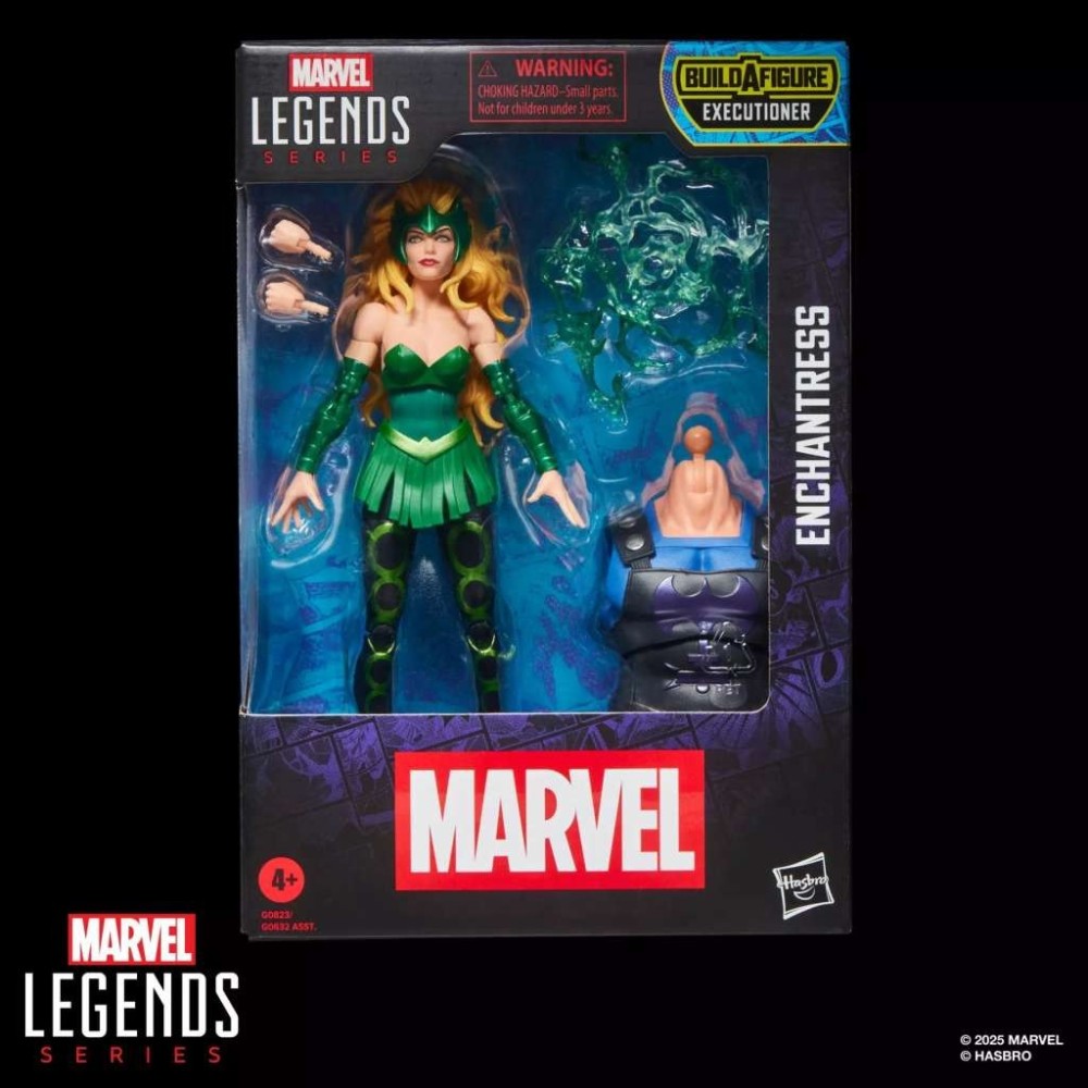 HASBRO MARVEL LEGENDS ENCHANTRESS BAF EXECUTIONER SERIES PVC ACTION FIGURE