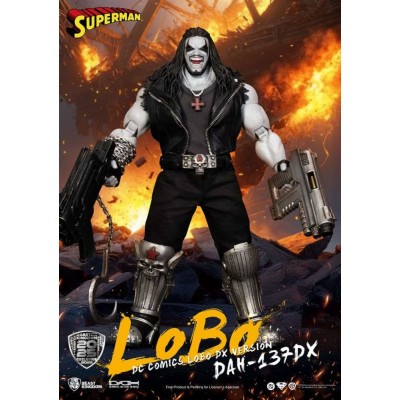 DC COMICS DAH-137DX LOBO DX VERSION ACTION FIGURE BEAST KINGDOM