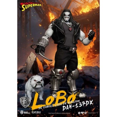 DC COMICS DAH-137DX LOBO DX VERSION ACTION FIGURE BEAST KINGDOM