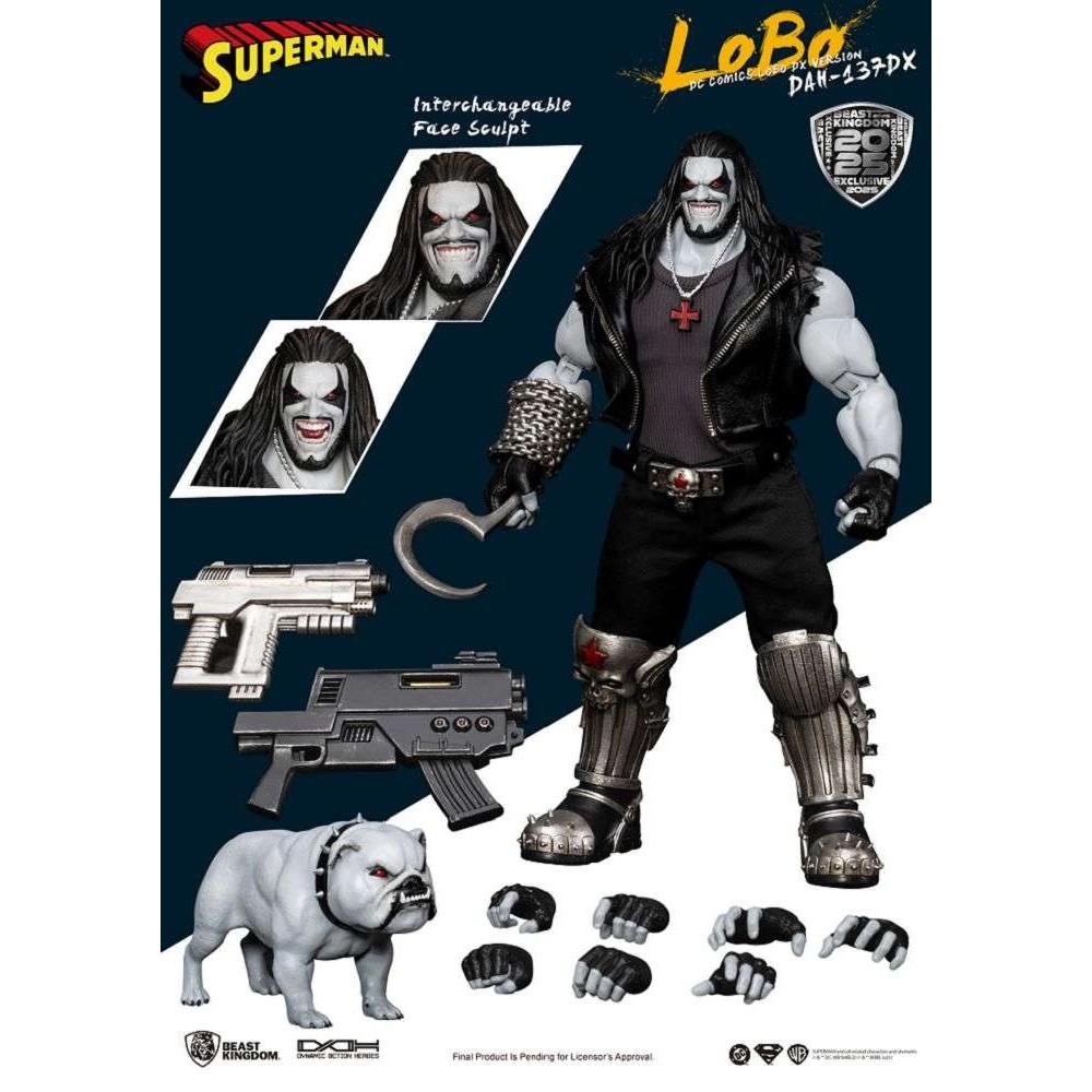 BEAST KINGDOM DC COMICS DAH-137DX LOBO DX VER. PVC ACTION FIGURE