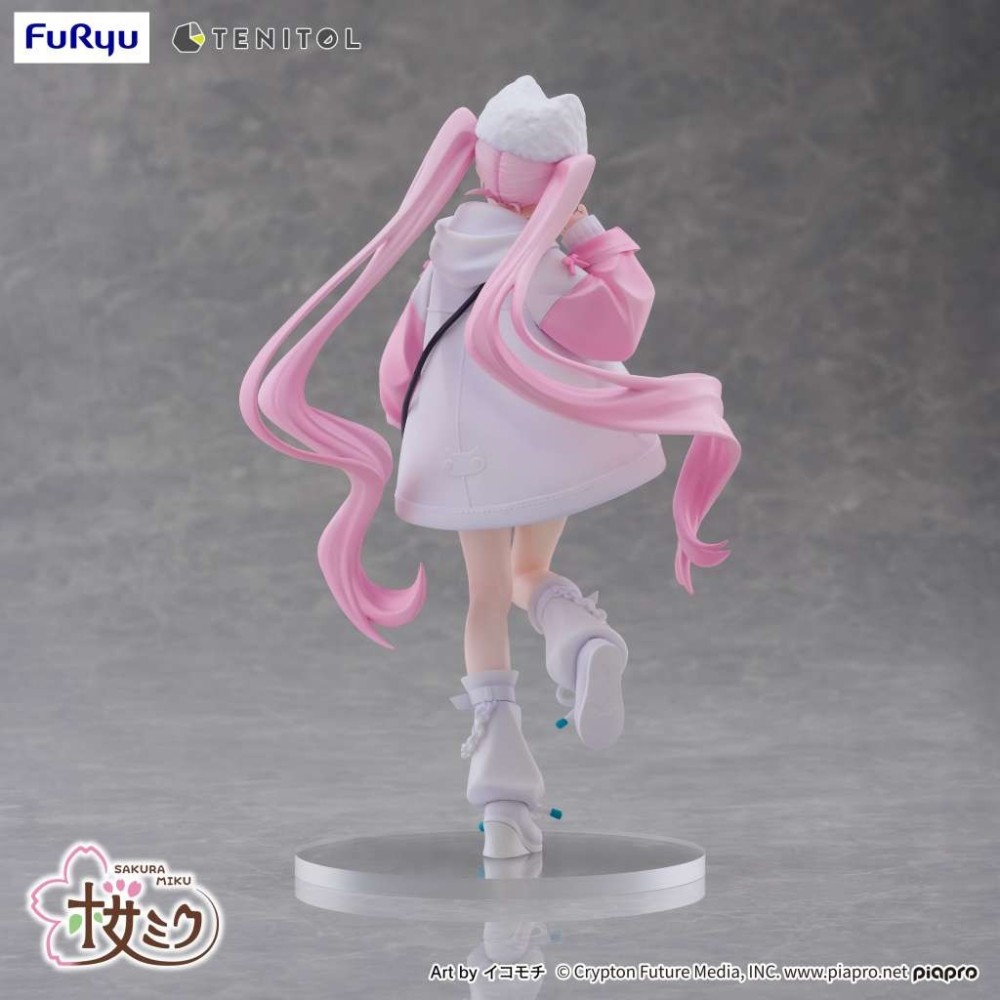 HATSUNE MIKU SAKURA MIKU COOL STYLE TENITOL PETIT FIGURE STATUA FURYU