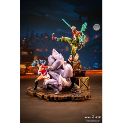 PURE ARTS LEAGUE OF LEGENDS EKKO AND AHRI 2XKO 1/10 STATUE FIGURE DIORAMA