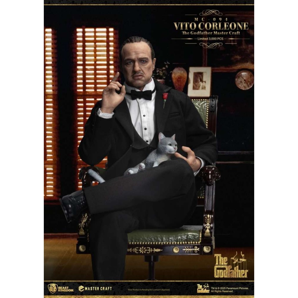 THE GODFATHER IL PADRINO VITO CORLEONE MASTER CRAFT STATUA FIGURE BEAST KINGDOM