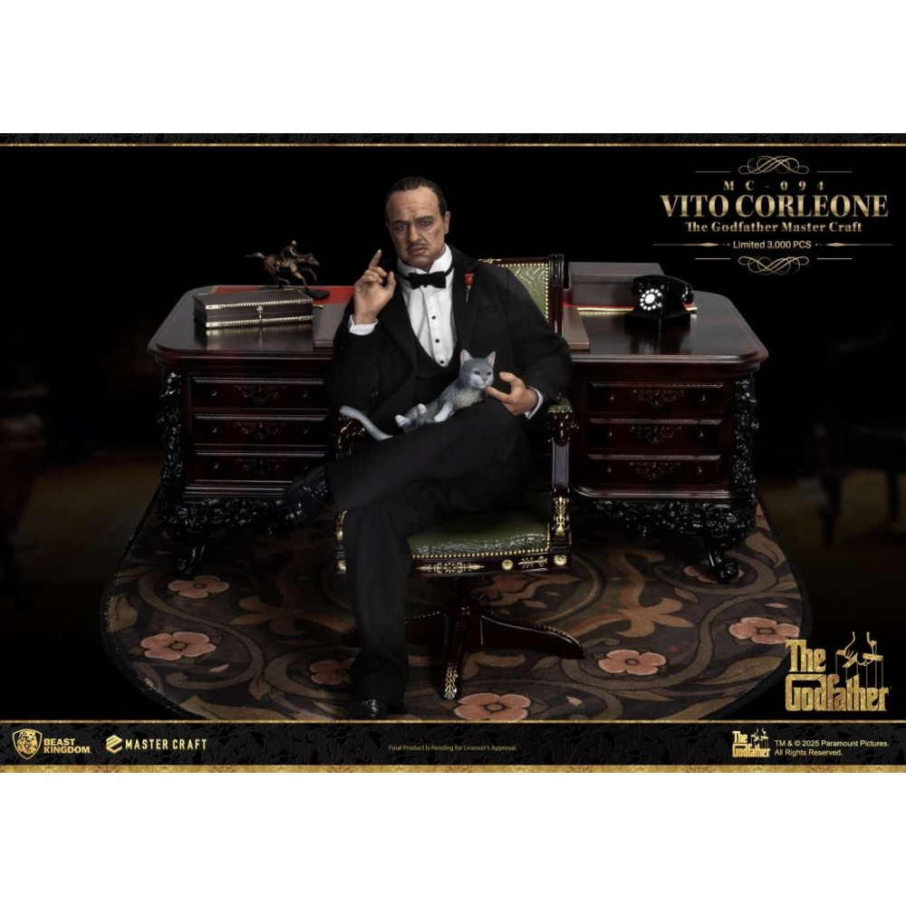 THE GODFATHER IL PADRINO VITO CORLEONE MASTER CRAFT STATUA FIGURE BEAST KINGDOM
