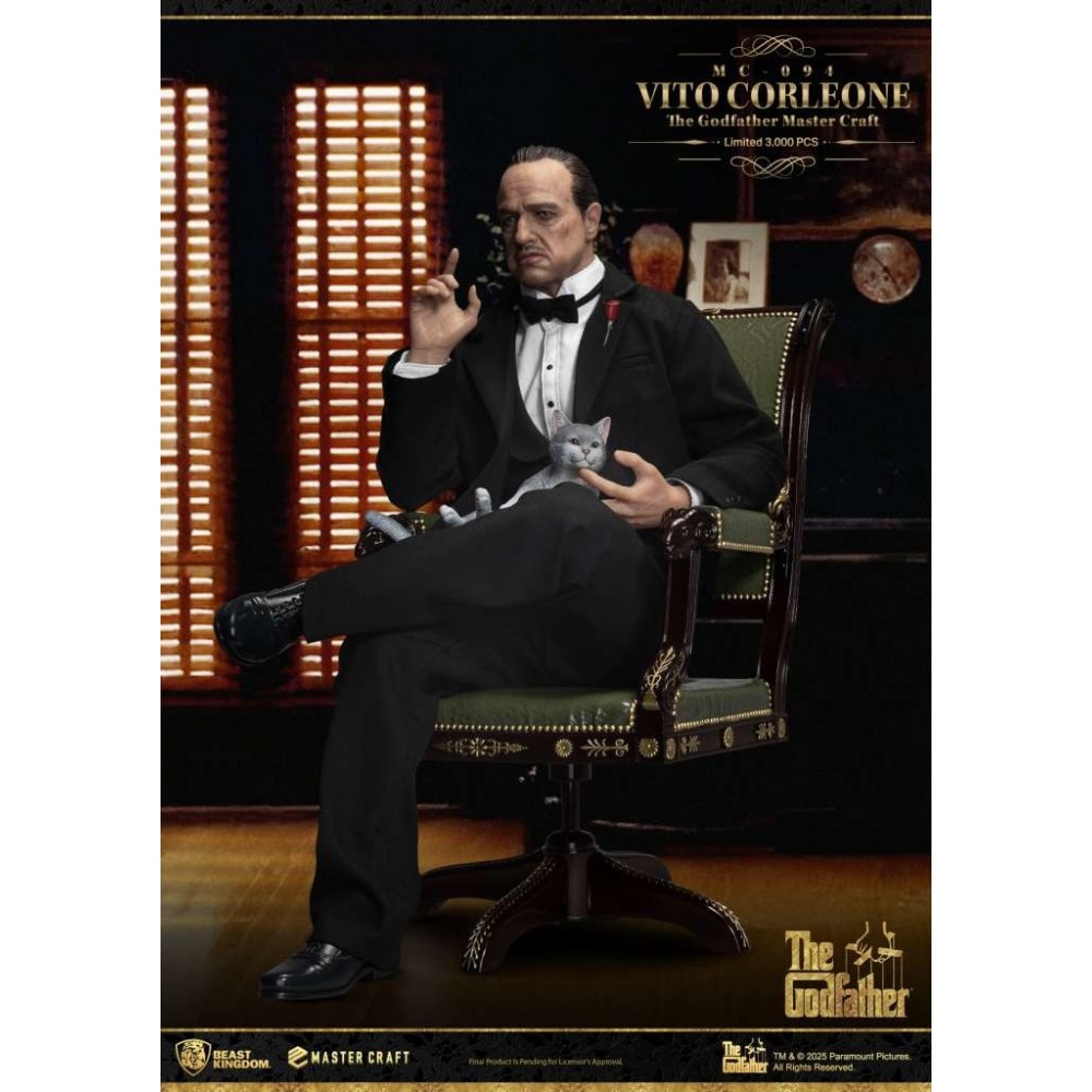 THE GODFATHER IL PADRINO VITO CORLEONE MASTER CRAFT STATUA FIGURE BEAST KINGDOM