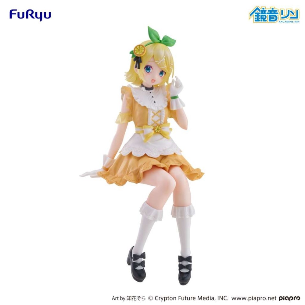 FURYU KAGAMINE RIN CITRUS VERSION NOODLE STOPPER FIGURE PVC STATUE