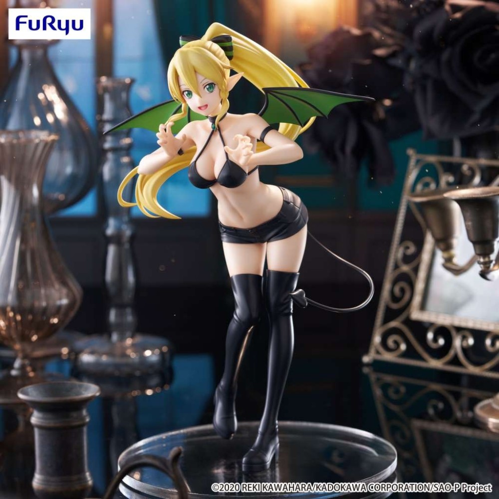 SWORD ART ONLINE LEAFA BICUTE DARK STATUA FIGURE FURYU