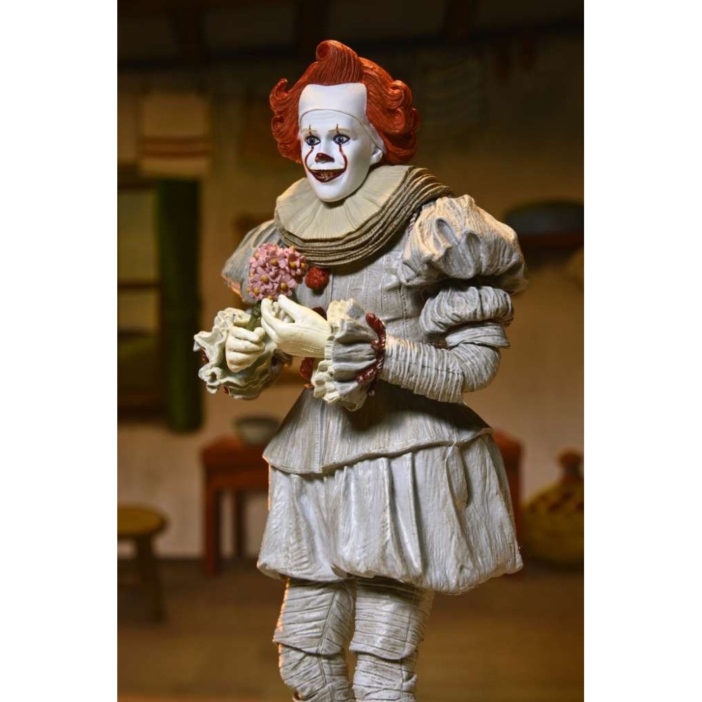 IT WELCOME TO DERRY BOB AS PENNYWISE ULTIMATE ACTION FIGURE NECA