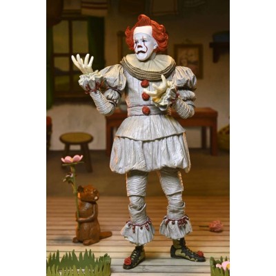 IT WELCOME TO DERRY BOB AS PENNYWISE ULTIMATE ACTION FIGURE NECA