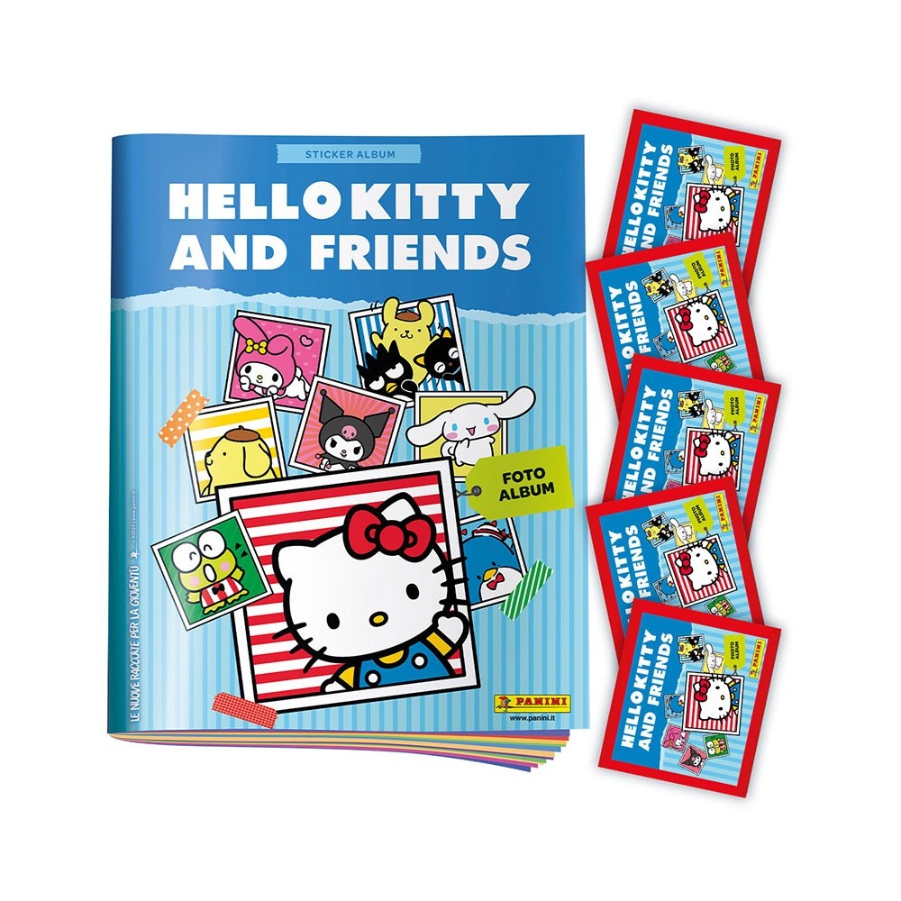 PANINI PANINI STICKERS HELLO KITTY AND FRIENDS STARTER SET ALBUM AND 5 SLEEVES