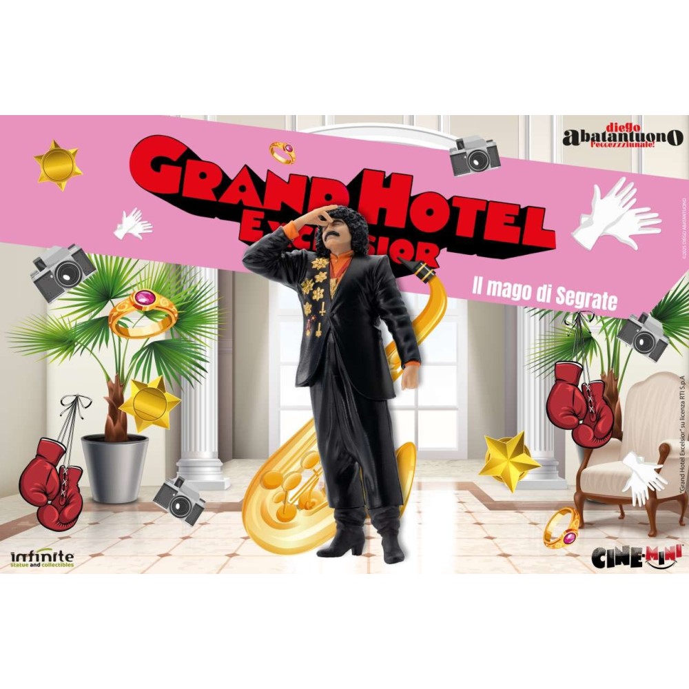INFINITE STATUE DIEGO ABATANTUONO L'ECCEZZZIUNALE IL MAGO DI SEGRATE PVC CINE MINI FIGURE