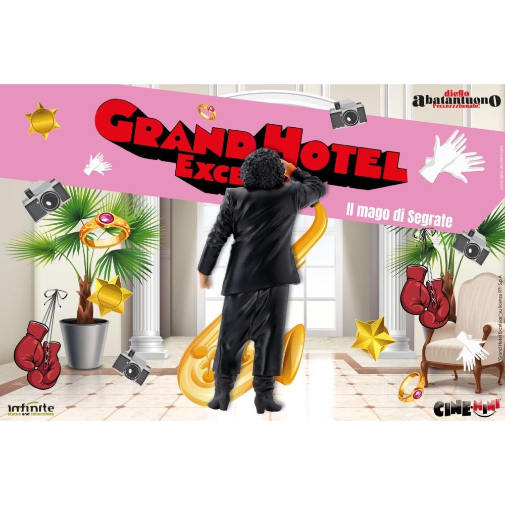 INFINITE STATUE DIEGO ABATANTUONO L'ECCEZZZIUNALE IL MAGO DI SEGRATE PVC CINE MINI FIGURE