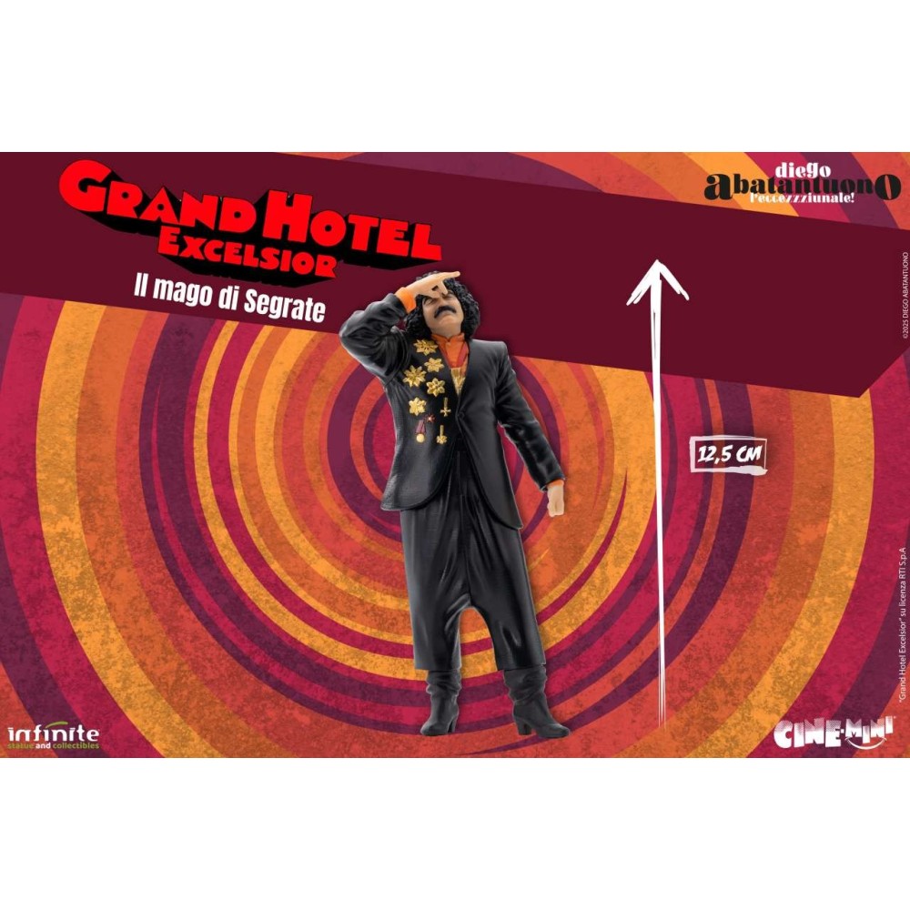 INFINITE STATUE DIEGO ABATANTUONO L'ECCEZZZIUNALE IL MAGO DI SEGRATE PVC CINE MINI FIGURE