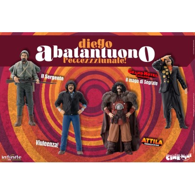 INFINITE STATUE DIEGO ABATANTUONO L'ECCEZZZIUNALE IL MAGO DI SEGRATE PVC CINE MINI FIGURE