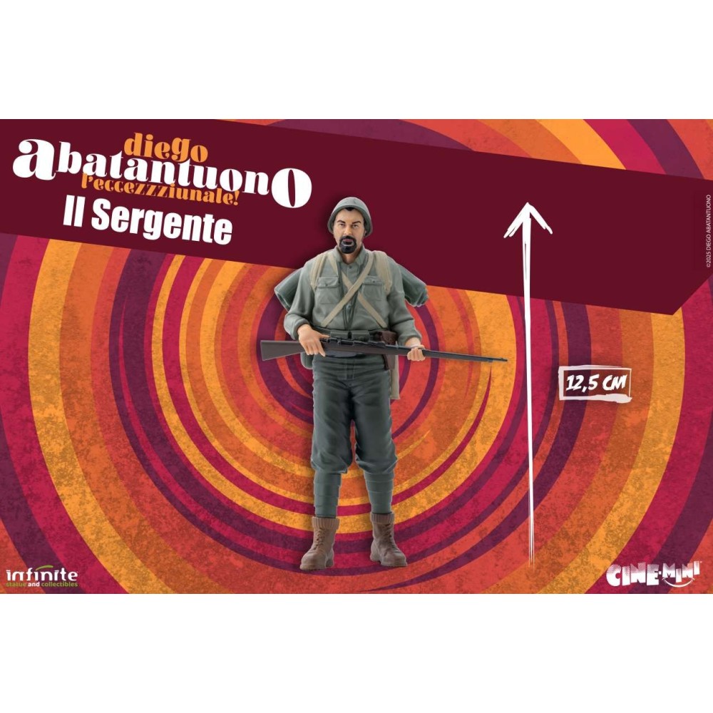 INFINITE STATUE DIEGO ABATANTUONO L'ECCEZZZIUNALE IL SERGENTE LORUSSO PVC CINE MINI FIGURE