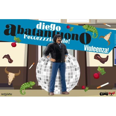 INFINITE STATUE DIEGO ABATANTUONO L'ECCEZZZIUNALE VIULEENZA PVC CINE MINI FIGURE