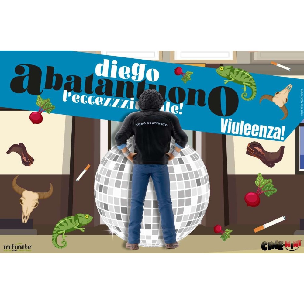 INFINITE STATUE DIEGO ABATANTUONO L'ECCEZZZIUNALE VIULEENZA PVC CINE MINI FIGURE