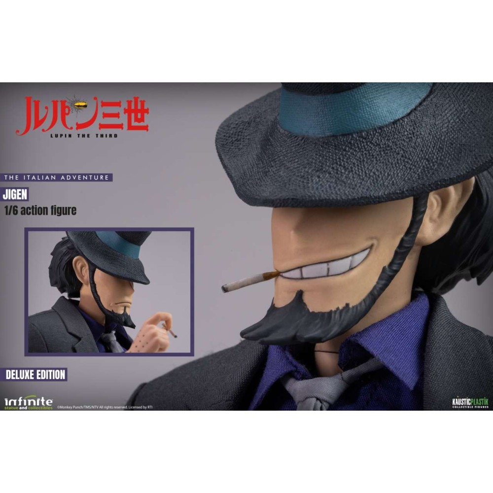 INFINITE STATUE LUPIN THE THIRD L'AVVENTURA ITALIANA DAISUKE JIGEN DELUXE VERSION ACTION FIGURE