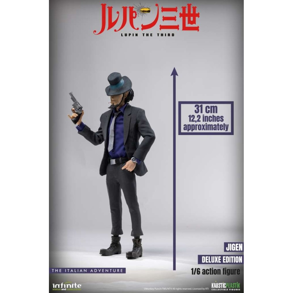 INFINITE STATUE LUPIN THE THIRD L'AVVENTURA ITALIANA DAISUKE JIGEN STANDARD VERSION ACTION FIGURE