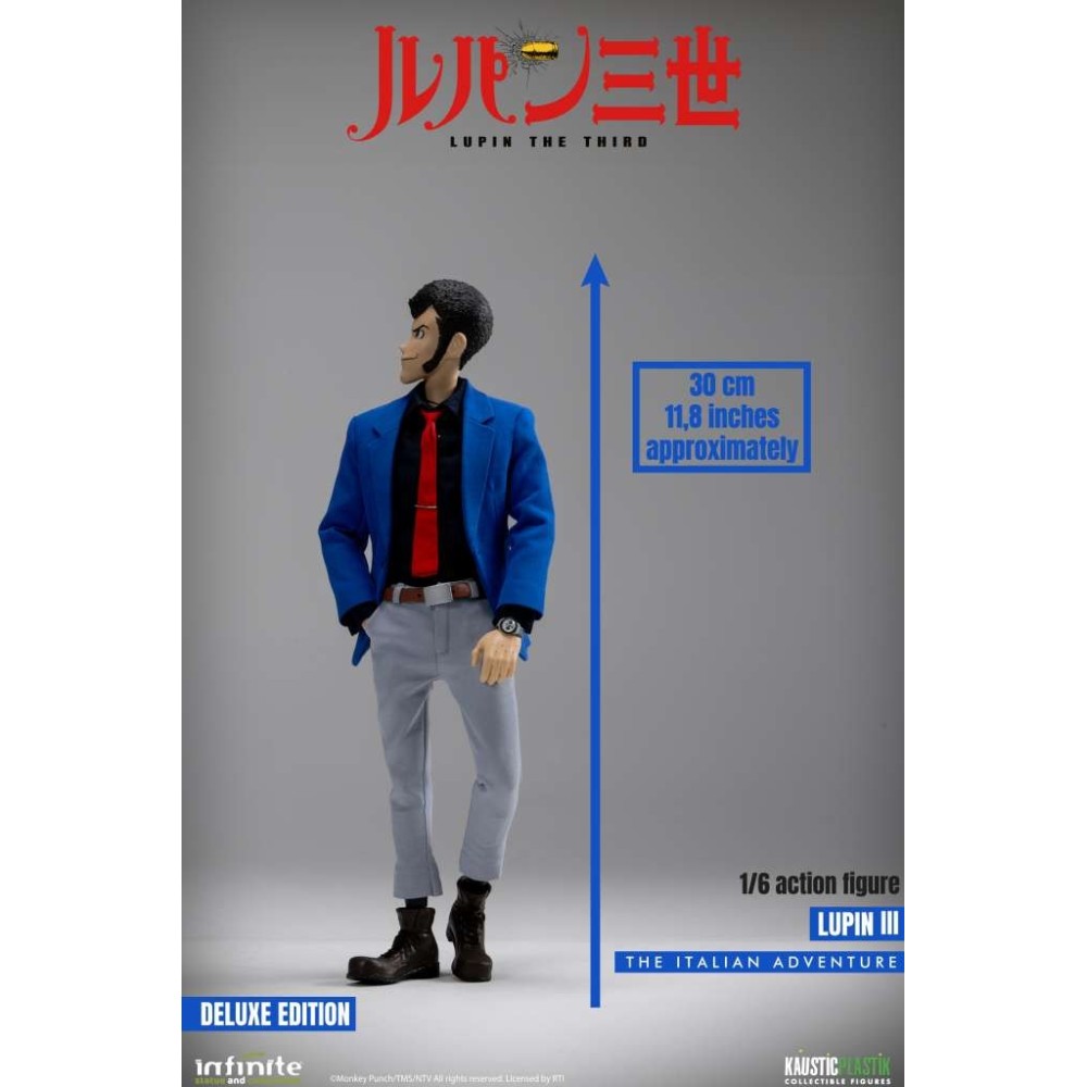 INFINITE STATUE LUPIN THE THIRD THE ITALIAN ADVENTURE LUPIN DELUXE VERSION ACTION FIGURE