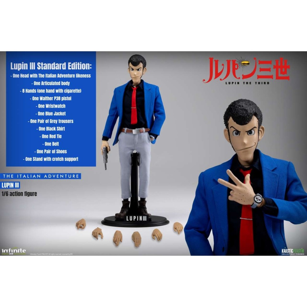 INFINITE STATUE LUPIN THE THIRD THE ITALIAN ADVENTURE LUPIN STANDARD VERSION ACTION FIGURE