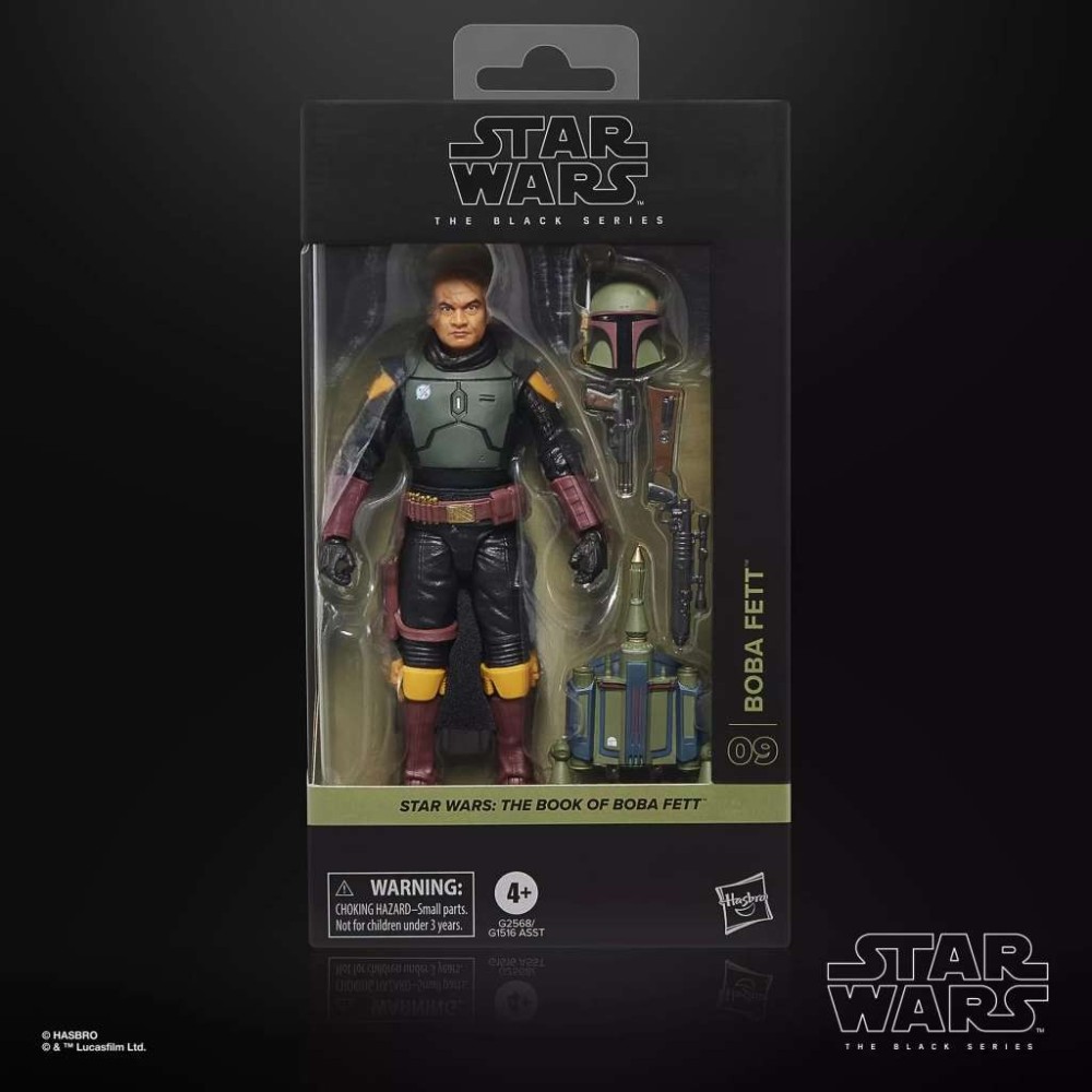 STAR WARS THE BLACK SERIES THE BOOK OF BOBA FETT ACTION FIGURE HASBRO