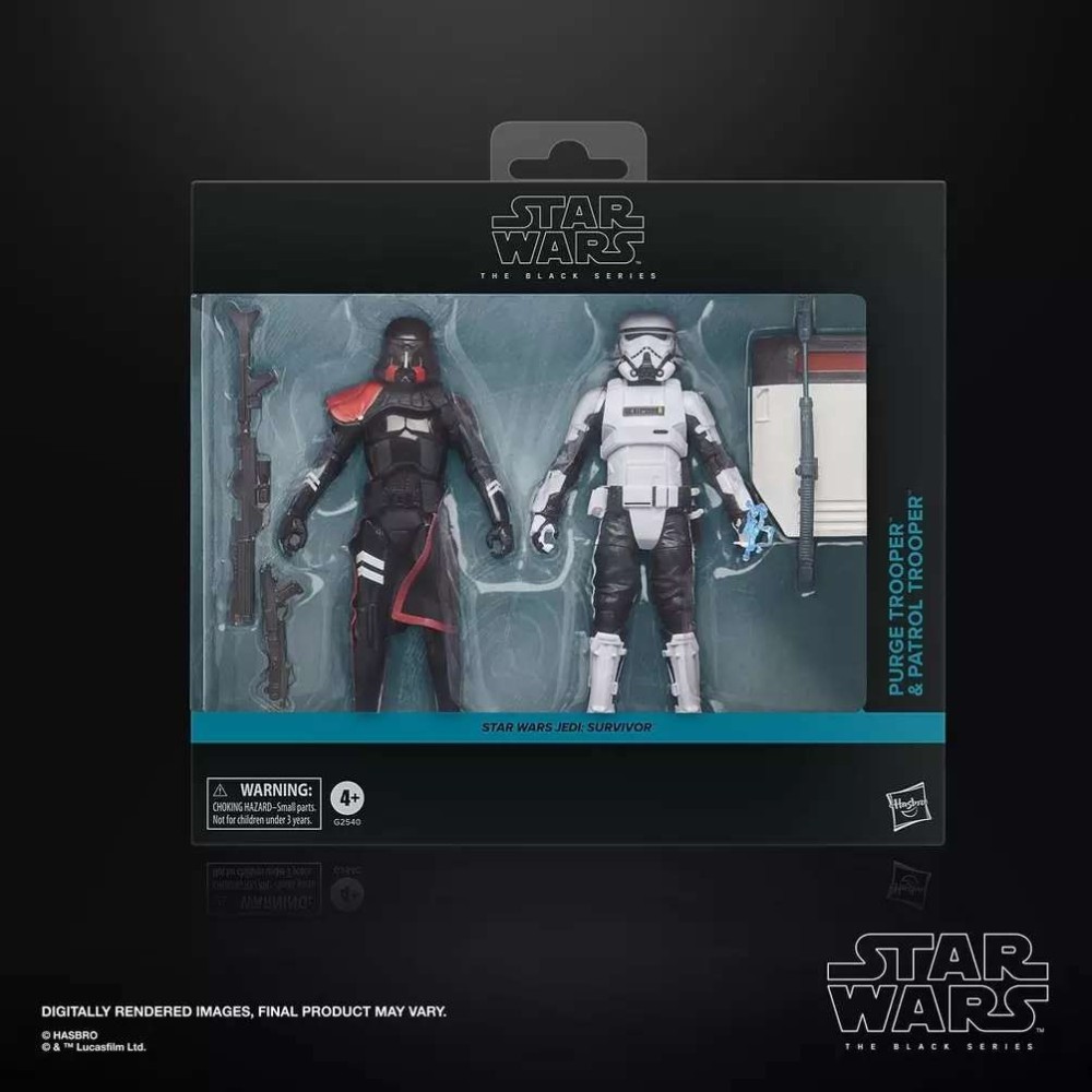 STAR WARS THE BLACK SERIES PURGE TROOPER & PATROL TROOPER ACTION FIGURE HASBRO
