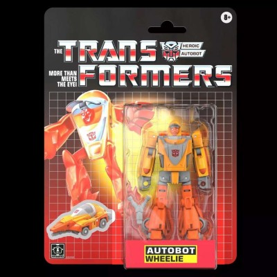 HASBRO TRANSFORMERS RETRO G1 SERIES AUTOBOT WHEELIE PVC ACTION FIGURE