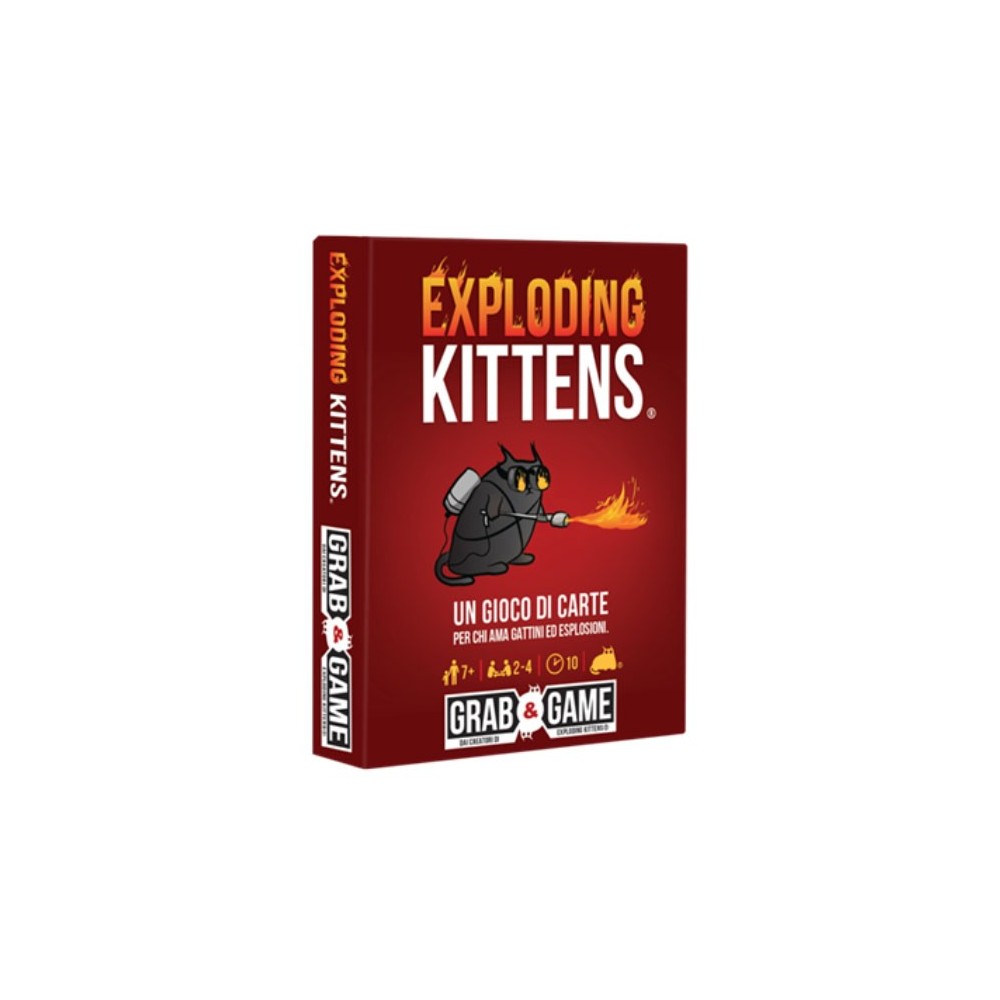 EXPLODING KITTENS CRAB AND GAME GIOCO DA TAVOLO ITALIANO ASMODEE