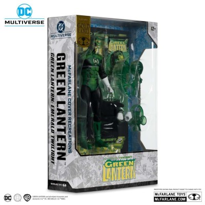 MC FARLANE DC MULTIVERSE COVER RECREATION GREEN LANTERN EMERALD TWILIGHT ACTION FIGURE