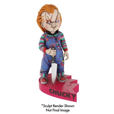 NECA BRIDE OF CHUCKY - CHUCKY HEART CONNECT BOBBLE HEAD KNOCKER RESIN FIGURE
