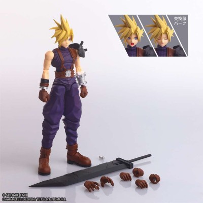 FINAL FANTASY 7 CLOUD STRIFE STRUCTURE ARTS MODEL KIT ACTION FIGURE SQUARE ENIX
