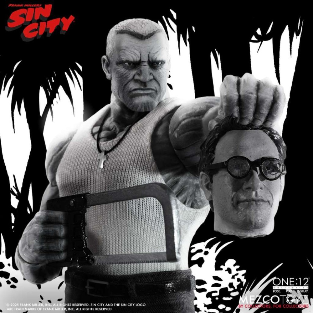 MEZCO TOYS SIN CITY MARV ONE:12 SERIES COLLECTIVE ACTION FIGURE