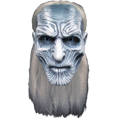 GAME OF THRONES WHITE WALKER DELUXE LATEX MASCHERA MASK TRICK OR TREAT STUDIOS
