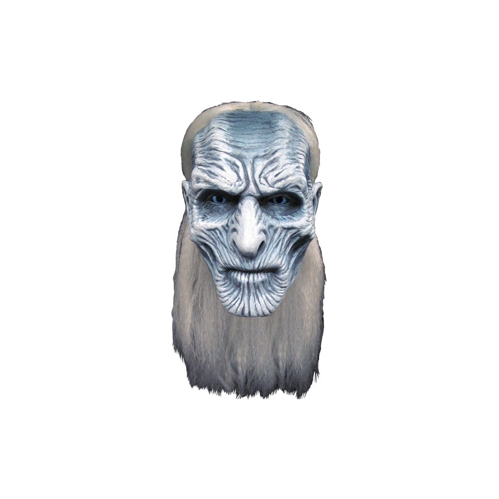 GAME OF THRONES WHITE WALKER DELUXE LATEX MASCHERA MASK TRICK OR TREAT STUDIOS