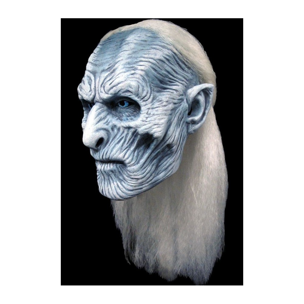 GAME OF THRONES WHITE WALKER DELUXE LATEX MASCHERA MASK TRICK OR TREAT STUDIOS