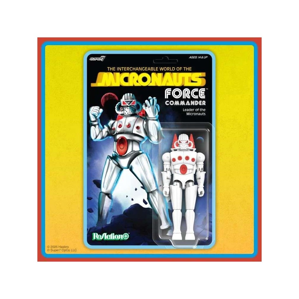 MICRONAUTS FORCE COMMANDER REACTION ACTION FIGURE SUPER7