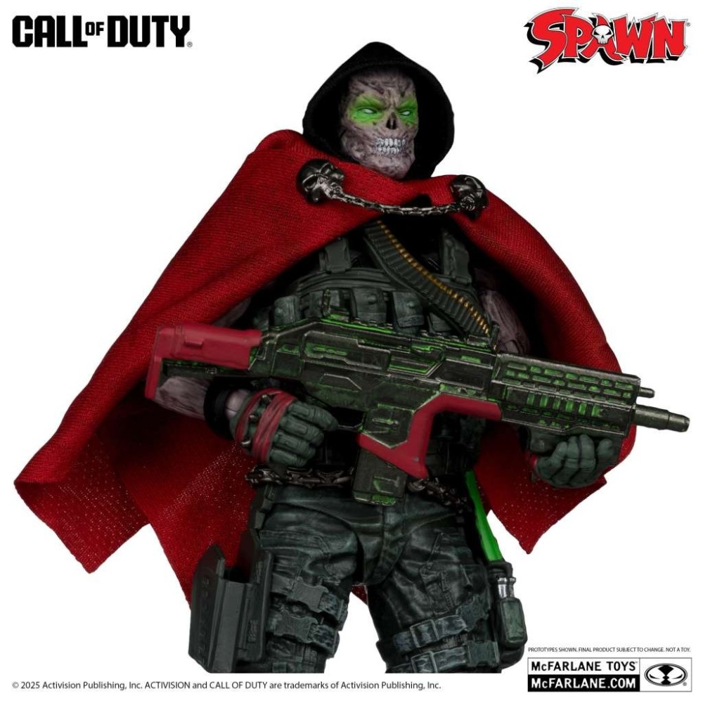 MC FARLANE CALL OF DUTY 7 BURNED SPAWN PVC ACTION FIGURE