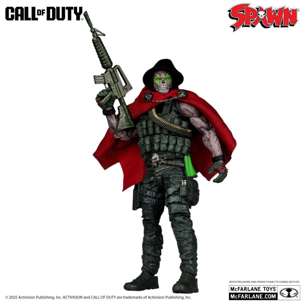 CALL OF DUTY 7 BURNED SPAWN ACTION FIGURE MC FARLANE