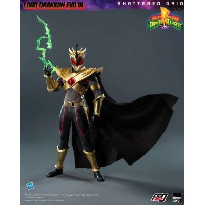 THREEZERO POWER RANGERS SHATTERED GRID LORD DRAKKON EVO III 1/6 SCALE PVC ACTION FIGURE