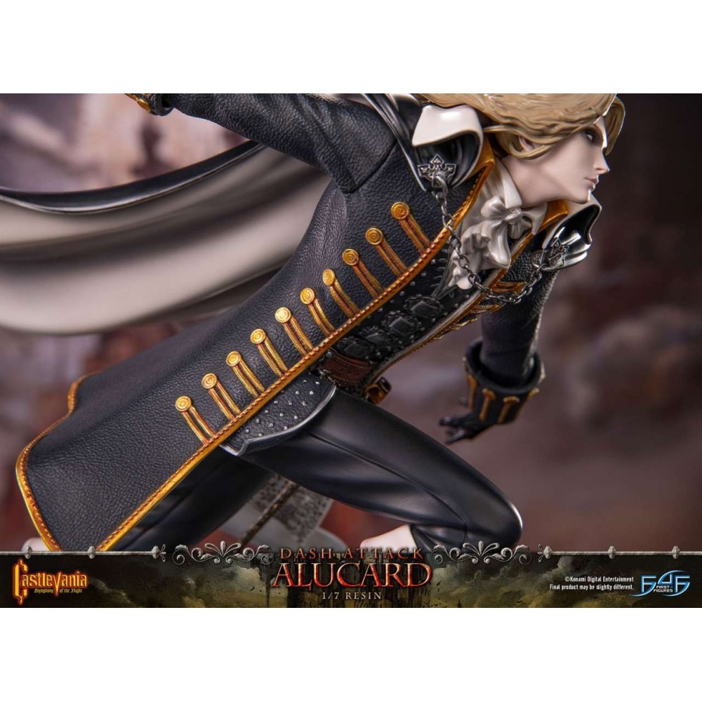 CASTLEVANIA SYMPHONY OF THE NIGHT DASH ATTACK ALUCARD STATUA FIGURE FIRST4FIGURES