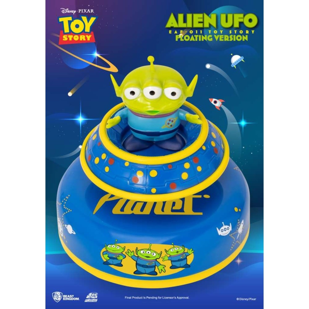 BEAST KINGDOM TOY STORY ALIEN UFO FLOATING VERSION STATUE FIGURE