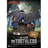 HOW TO TRAIN YOUR DRAGON 2 TOOTHLESS MASTER CRAFT STATUA RESINA FIGURE BEAST KINGDOM