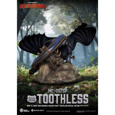 BEAST KINGDOM HOW TO TRAIN YOUR DRAGON 2 TOOTHLESS MASTER CRAFT STATUE RESIN FIGURE