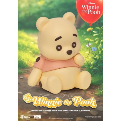 WINNIE THE POOH CUDDLY DOLL PALM SIZE VYNIL BANK SALVADANAIO BEAST KINGDOM