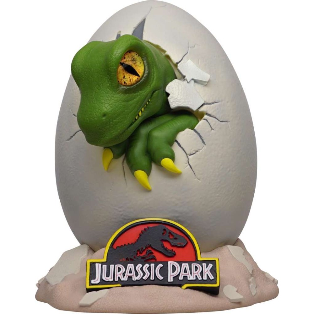 JURASSIC PARK DINOSAUR EGG FIGURAL BANK SALVADANAIO MONOGRAM