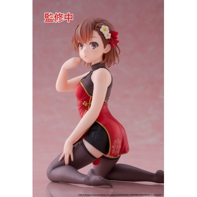 TAITO A CERTAIN SCIENTIFIC RAILGUN MIKOTO MISAKA CHINESE DRESS VER DESKTOP CUTE PVC STATUE
