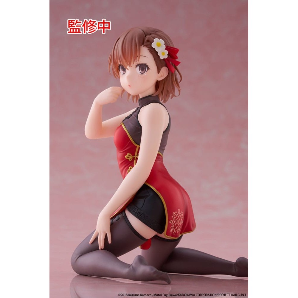 A CERTAIN SCIENTIFIC RAILGUN MIKOTO MISAKA CHINESE DRESS VER DESKTOP CUTE STATUA FIGURE TAITO