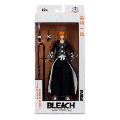 BLEACH THOUSAND YEAR BLOOD WAR ICHIGO KUROSAKI FULLBRING BANKAI ACTION FIGURE MC FARLANE