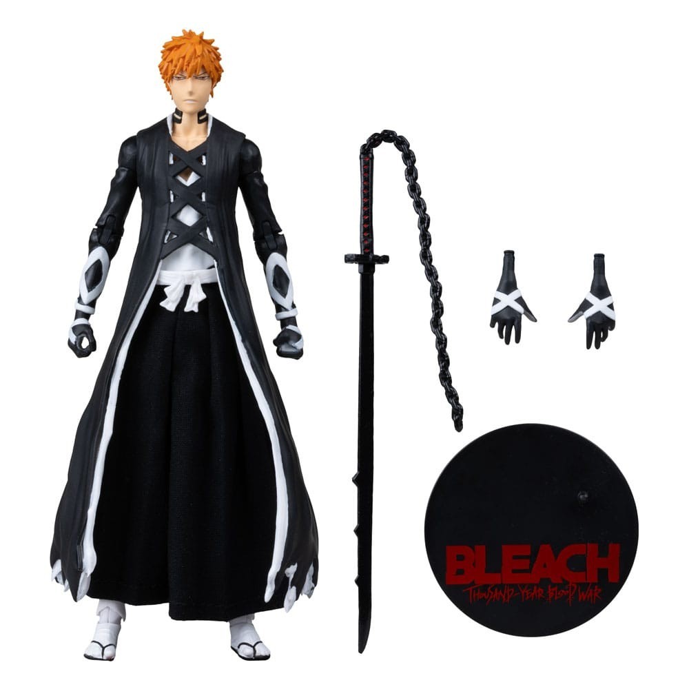 BLEACH THOUSAND YEAR BLOOD WAR ICHIGO KUROSAKI FULLBRING BANKAI ACTION FIGURE MC FARLANE